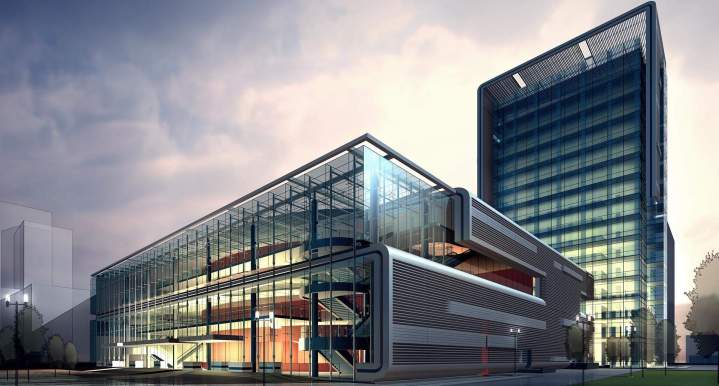 Représentation numérique d'un bâtiment commercial Martinique